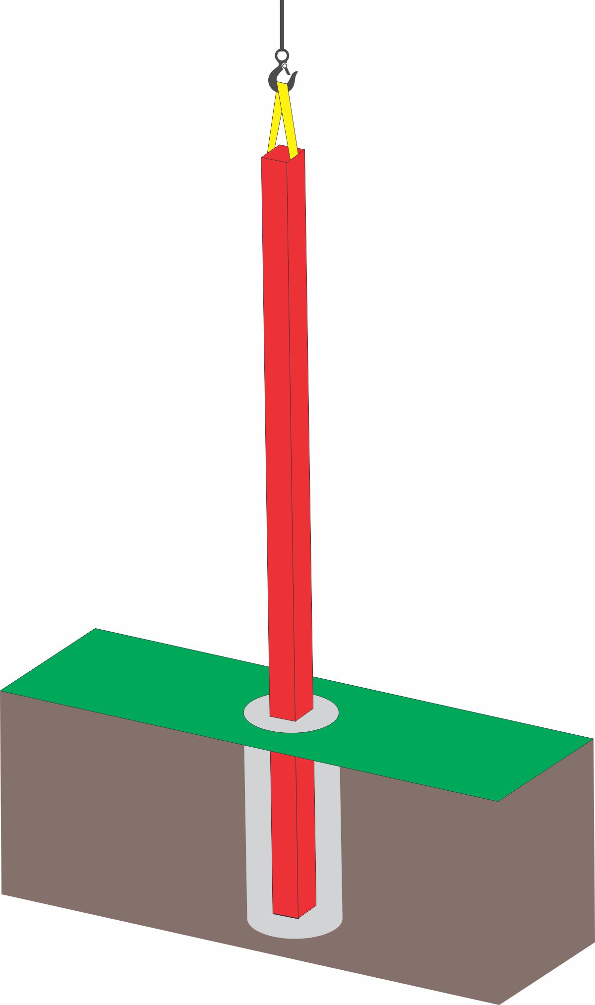 Double Sided Lighted Sign Install1